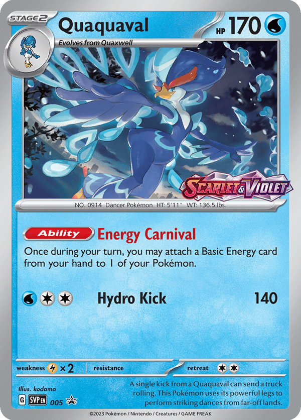 Quaquaval – Promo – Scarlet & Violet Black Star Promos