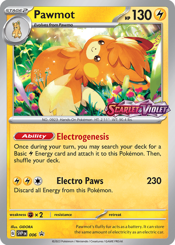 Pawmot – Scarlet & Violet Black Star Promos