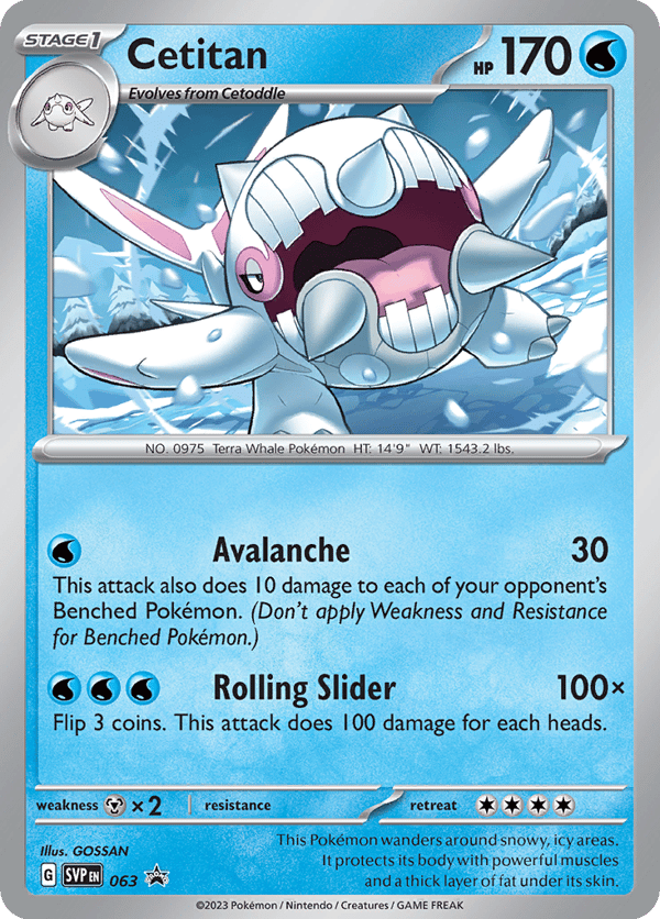 Cetitan – Promo – Scarlet & Violet Black Star Promos