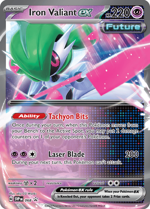 Iron Valiant ex – Promo – Scarlet & Violet Black Star Promos
