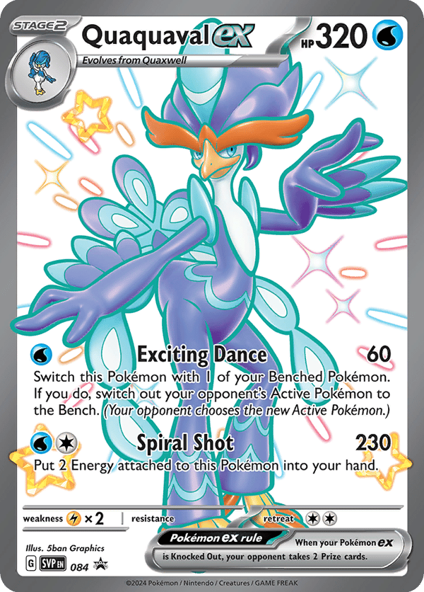 Quaquaval ex – Promo – Scarlet & Violet Black Star Promos