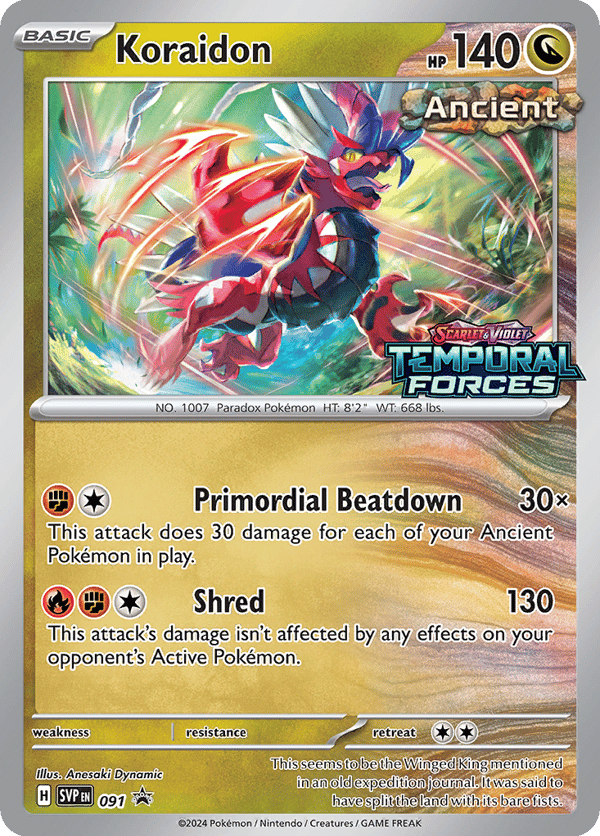 Koraidon – Promo – Scarlet & Violet Black Star Promos