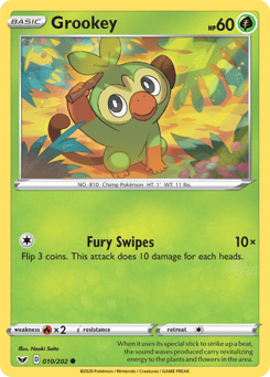 Grookey – Common – Sword & Shield