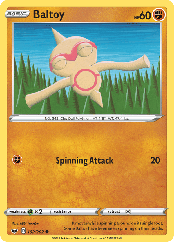 Baltoy – Common – Sword & Shield