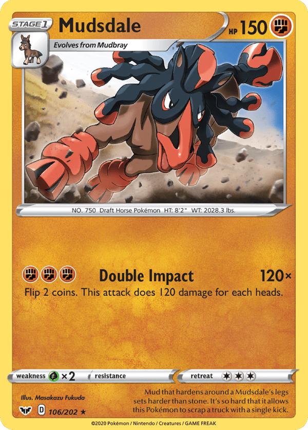 Mudsdale – Rare – Sword & Shield