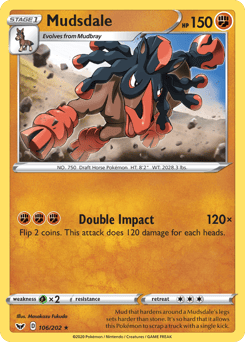 Mudsdale – Rare – Sword & Shield