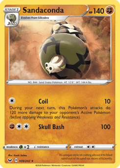 Sandaconda – Rare – Sword & Shield
