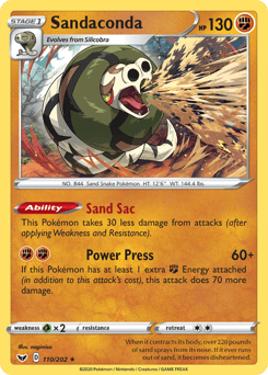 Sandaconda – Rare Holo – Sword & Shield