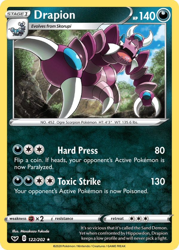 Drapion – Rare – Sword & Shield