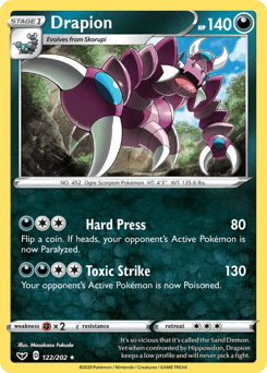 Drapion – Rare – Sword & Shield