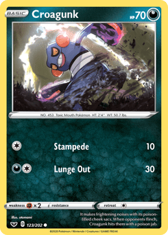 Croagunk – Common – Sword & Shield
