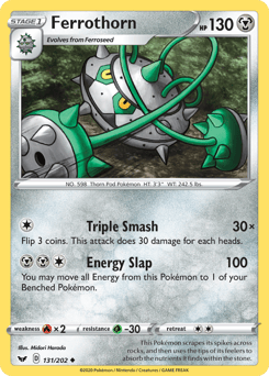 Ferrothorn – Uncommon – Sword & Shield