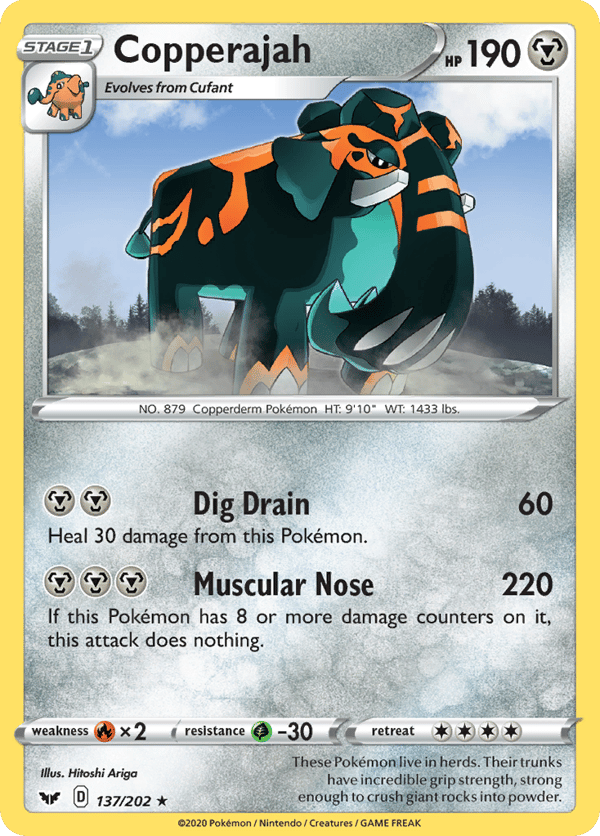 Copperajah – Rare Holo – Sword & Shield
