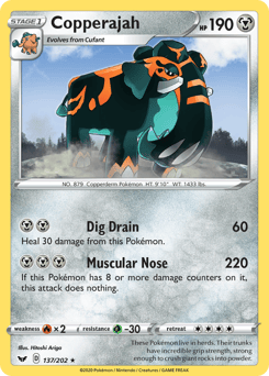 Copperajah – Rare Holo – Sword & Shield