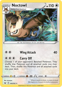 Noctowl – Rare – Sword & Shield
