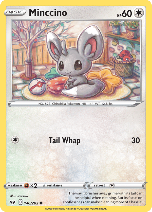 Minccino – Common – Sword & Shield