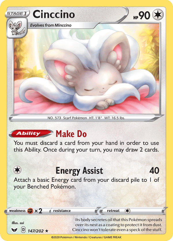 Cinccino – Rare – Sword & Shield