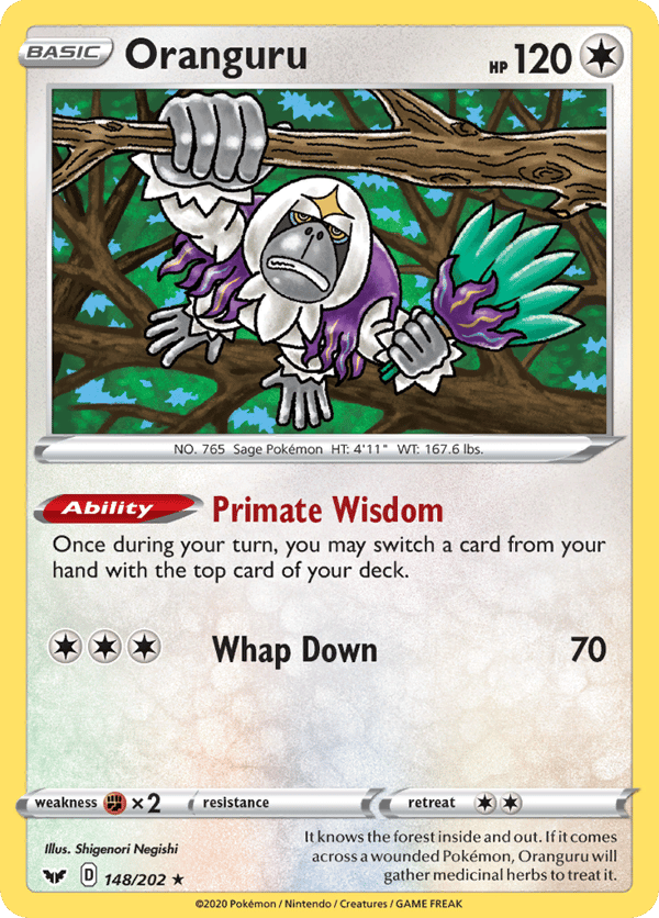 Oranguru – Rare Holo – Sword & Shield