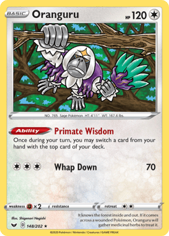 Oranguru – Rare Holo – Sword & Shield