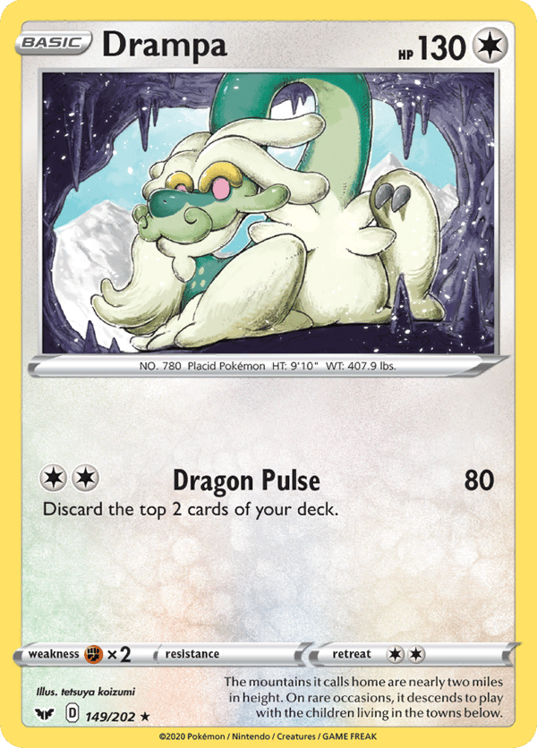 Drampa – Rare – Sword & Shield