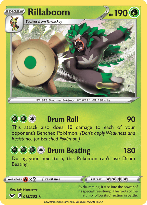 Rillaboom – Rare – Sword & Shield