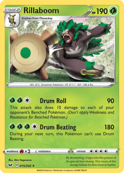 Rillaboom – Rare – Sword & Shield