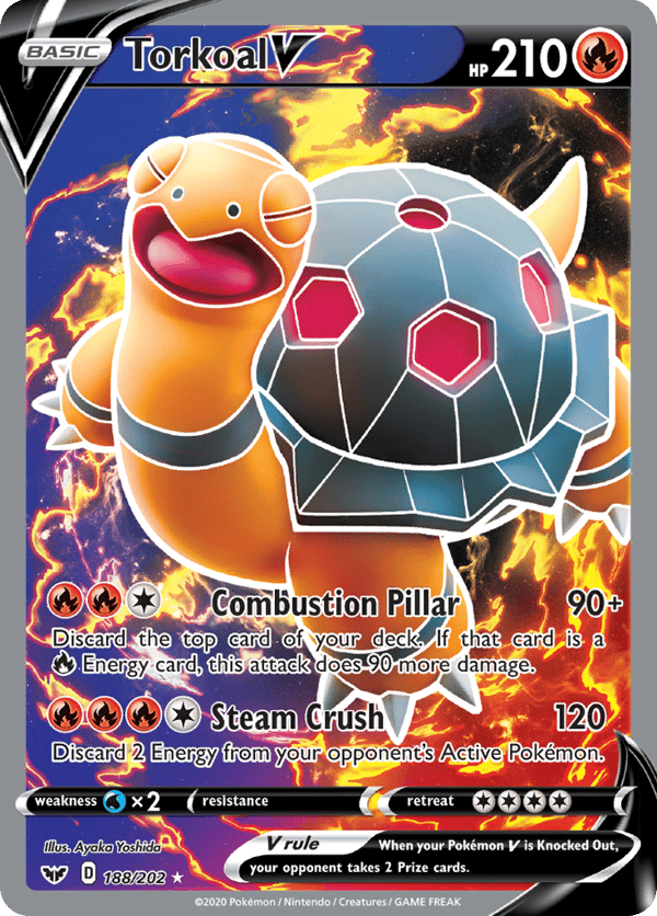Torkoal V – Rare Ultra – Sword & Shield