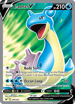 Lapras V – Rare Ultra – Sword & Shield