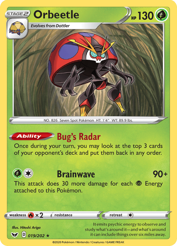 Orbeetle – Rare – Sword & Shield