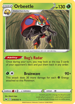 Orbeetle – Rare – Sword & Shield