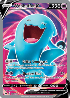 Wobbuffet V – Rare Ultra – Sword & Shield