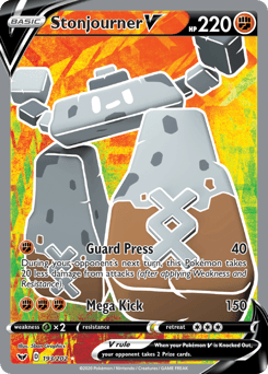 Stonjourner V – Rare Ultra – Sword & Shield