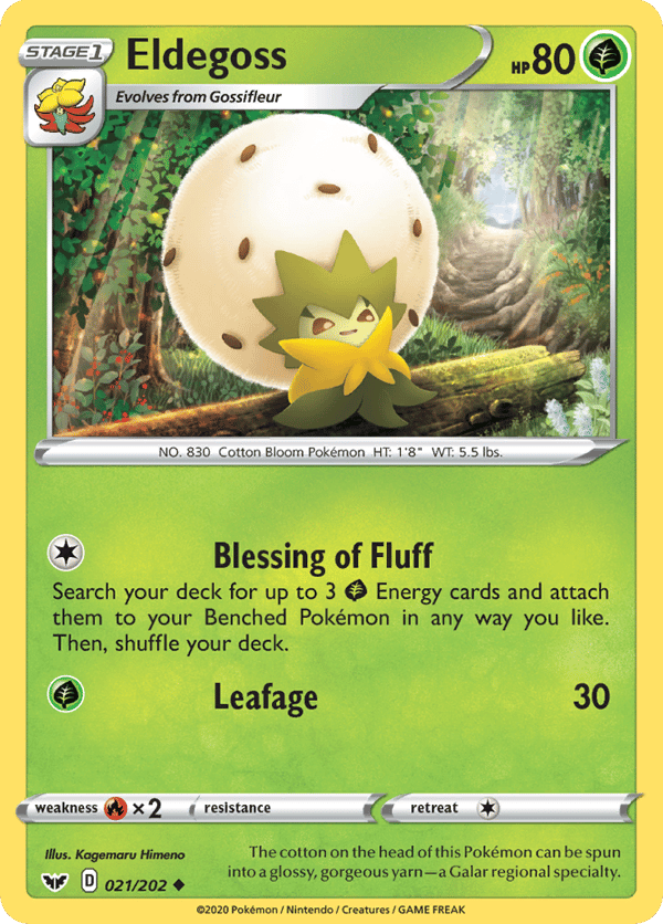 Eldegoss – Uncommon – Sword & Shield