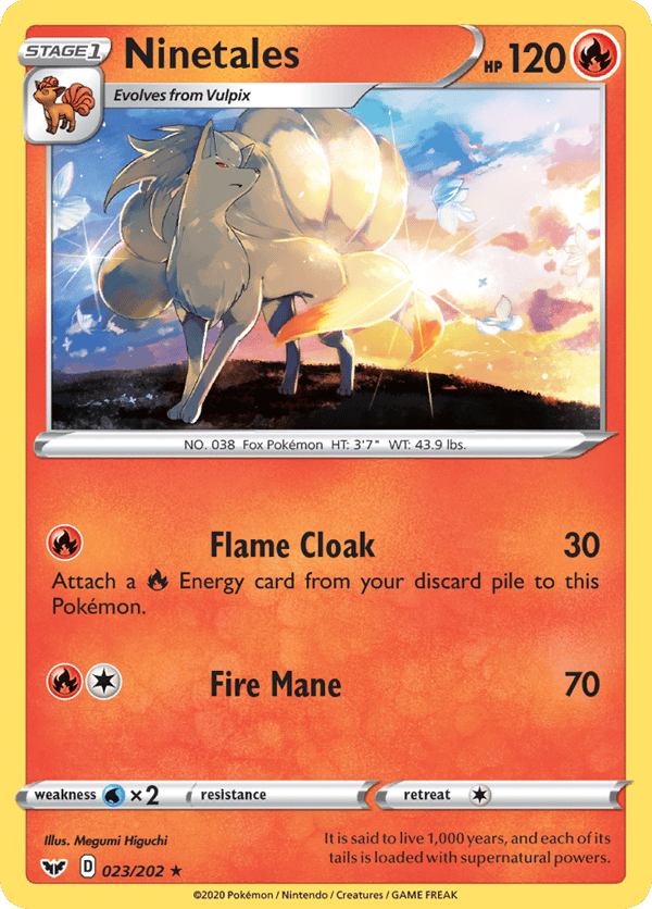 Ninetales – Rare – Sword & Shield