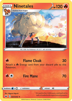 Ninetales – Rare – Sword & Shield