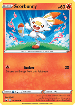 Scorbunny – Common – Sword & Shield