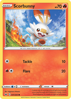 Scorbunny – Common – Sword & Shield