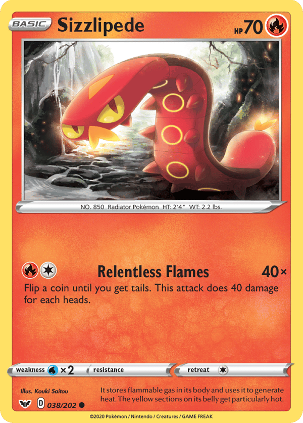 Sizzlipede – Sword & Shield