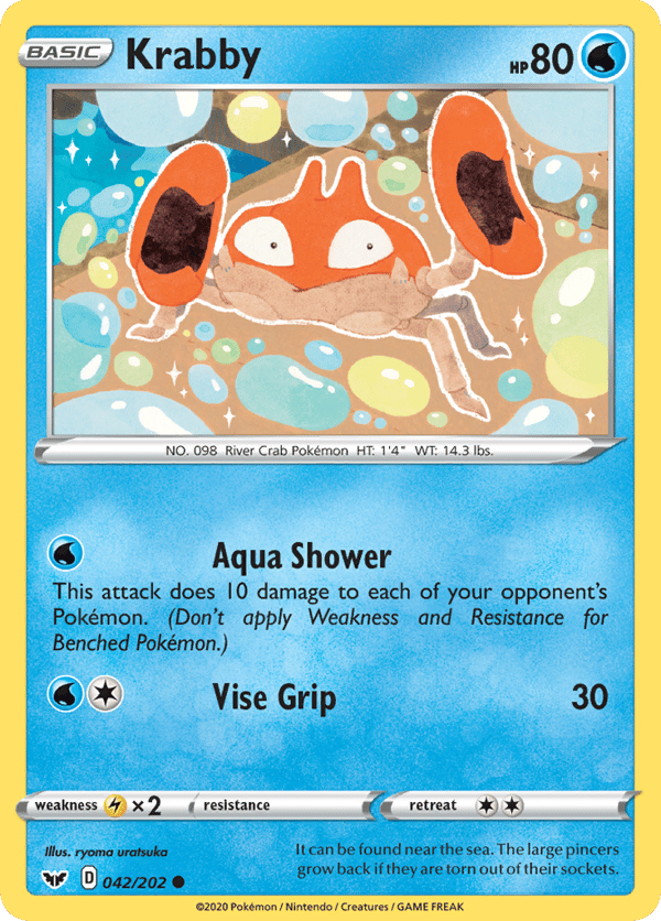 Krabby – Common – Sword & Shield