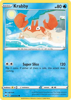 Krabby – Common – Sword & Shield