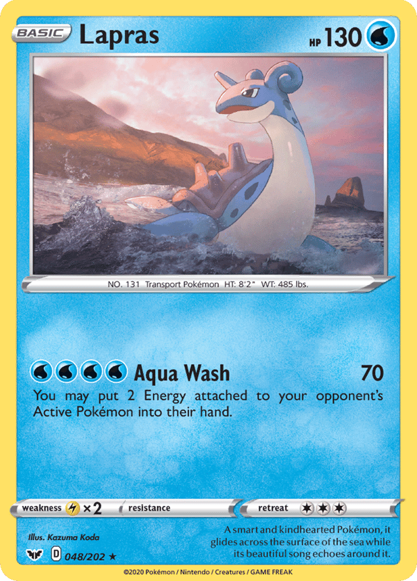 Lapras – Rare – Sword & Shield