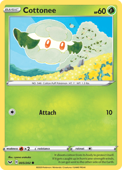 Cottonee – Common – Sword & Shield