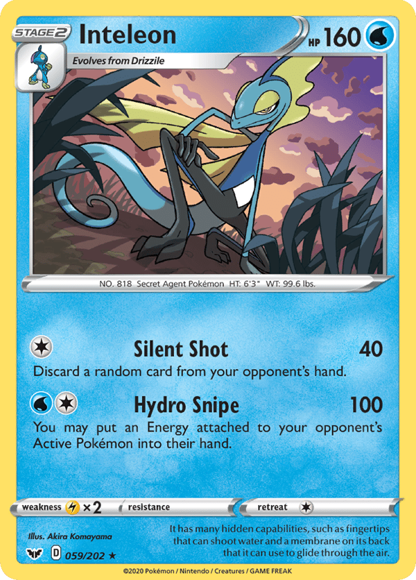 Inteleon – Rare – Sword & Shield