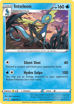 Inteleon – Rare – Sword & Shield