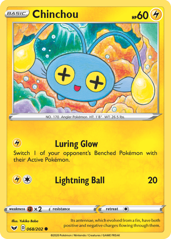 Chinchou – Common – Sword & Shield