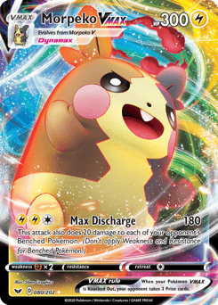 Morpeko VMAX – Rare Holo VMAX – Sword & Shield