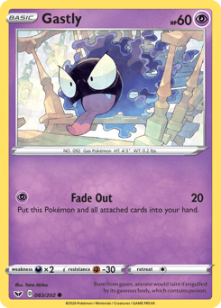 Gastly – Common – Sword & Shield