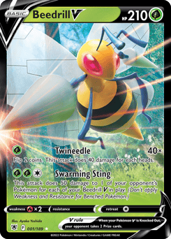 Beedrill V – Rare Holo V