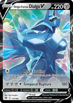 Origin Forme Dialga V – Rare Holo V
