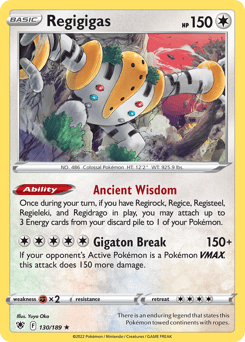 Regigigas – Rare Holo